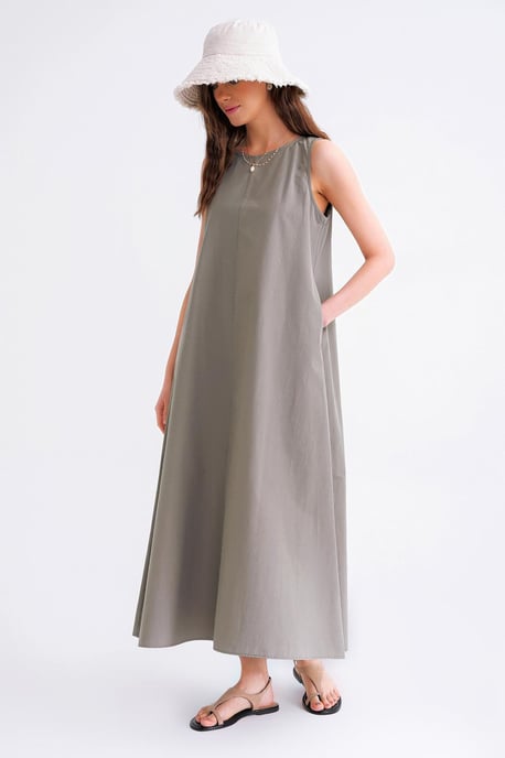 Ontspannen Maxi-jurk met Zakken - Image 2