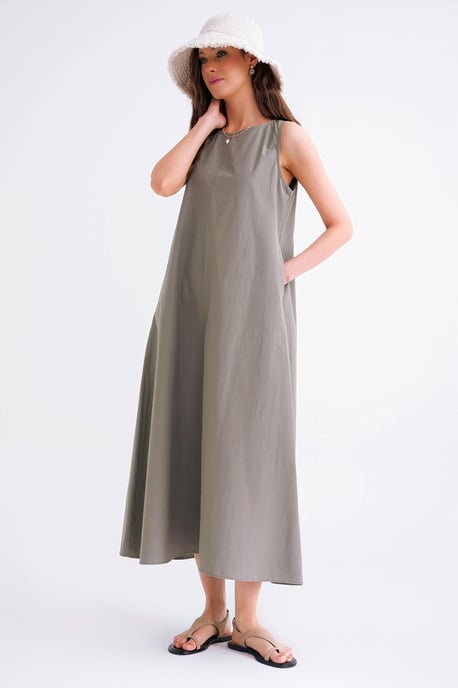 Ontspannen Maxi-jurk met Zakken - Image 3