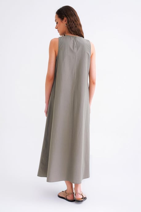 Ontspannen Maxi-jurk met Zakken - Image 6