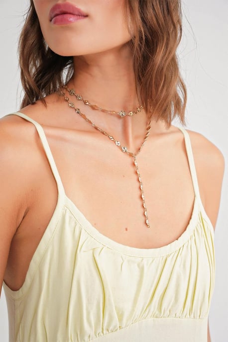 Gelaagde Maxi-jurk met Gathered Detail - Image 5