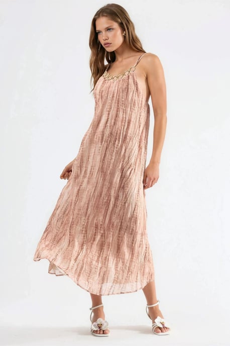 Accessoire Gedetailleerde Patroon Maxi-jurk - Image 1