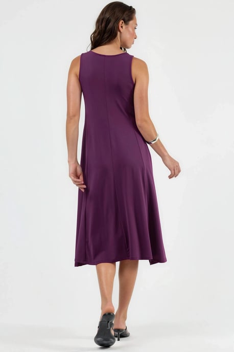 Mouwloze Midi-jurk met Zakken - Image 3