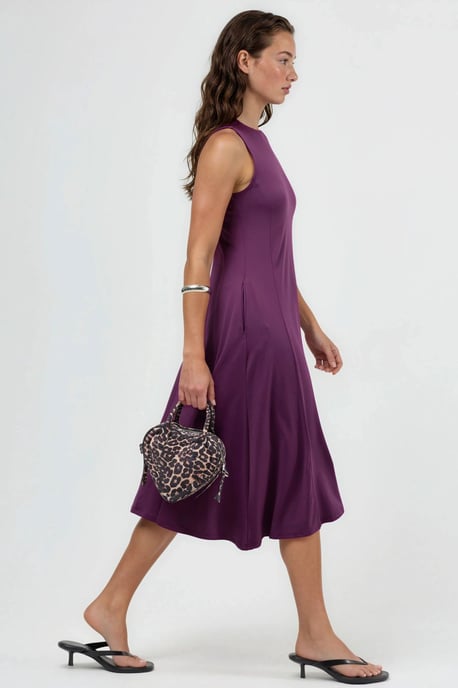 Mouwloze Midi-jurk met Zakken - Image 5