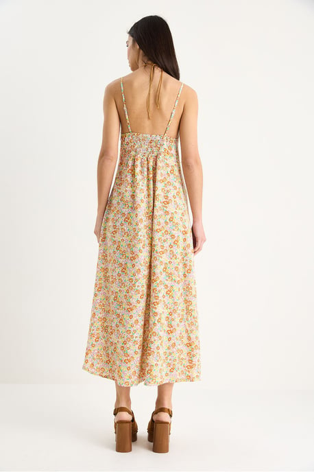 Bloeiende Midi-jurk met Split - Image 6