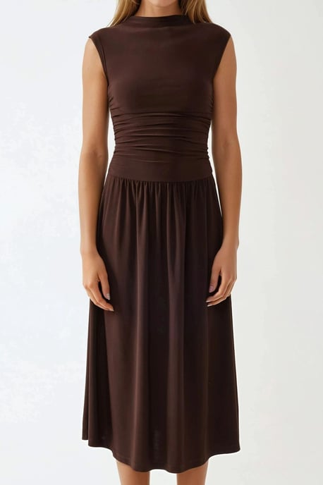 Comfort Fit Midi-jurk met ronde hals - Image 5