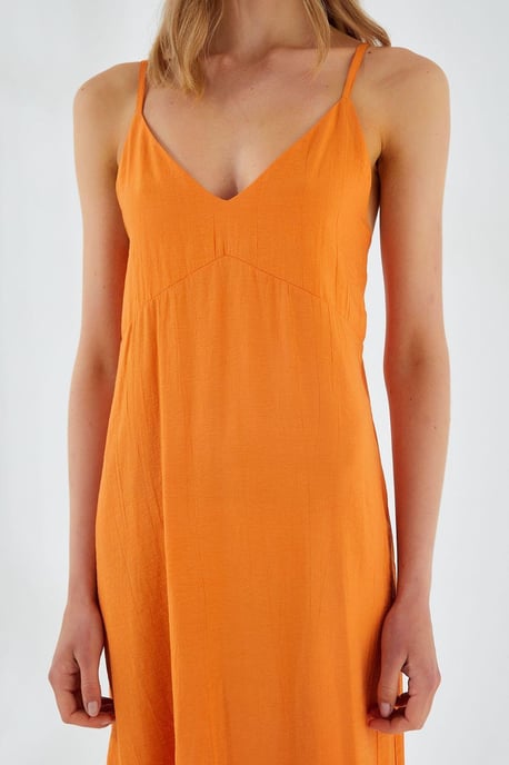 V-hals Split Midi-jurk - Image 4
