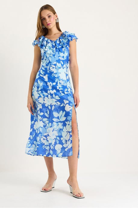 Midi-jurk met Ruffle Detail - Image 4