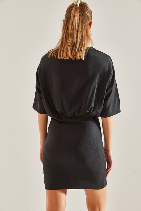 Comfort Fit Mini Jerseykleed met Ronde Hals - Image 4