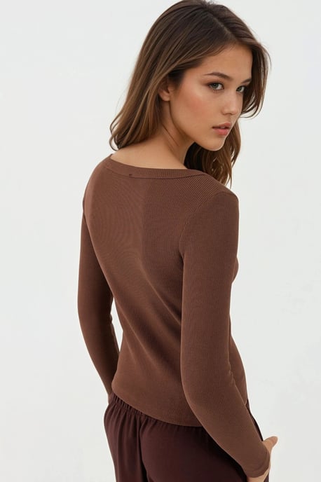 Basics bomullsmix T-shirt - Image 2