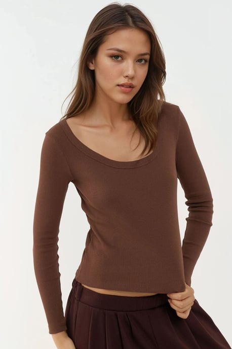 Basics bomullsmix T-shirt - Image 5