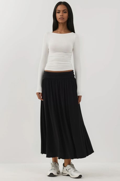 Soft Long Sleeve Fitted Top - Image 4