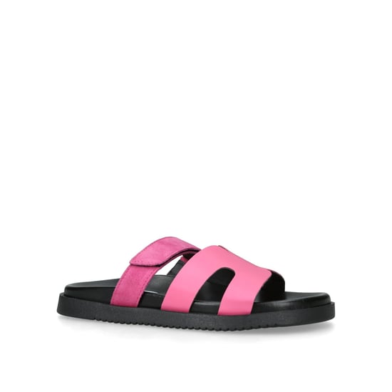 Suede Missile Pink Sandals - Image 4