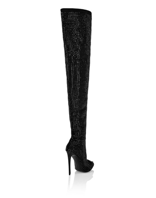 Boots Hi-Heels Overknees Gothic Plein - Image 2