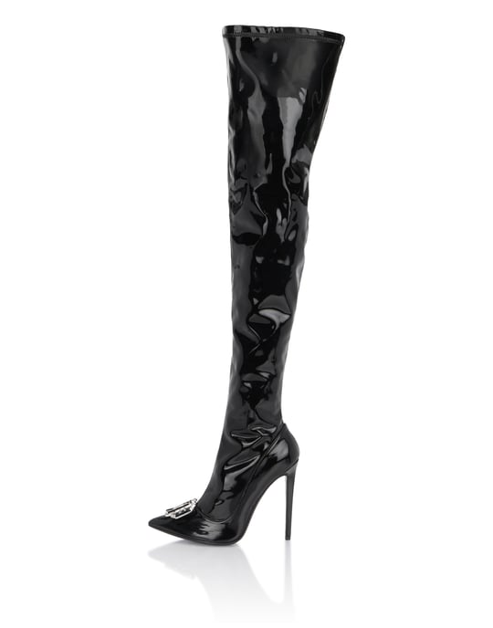 Boots Hi-Heels Overknees Gothic Plein - Image 5