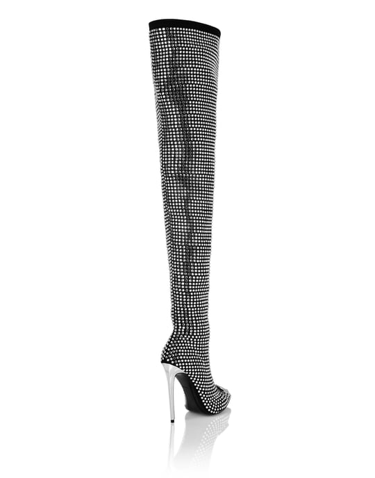 Boots Hi-Heels Overknees Gothic Plein - Image 2