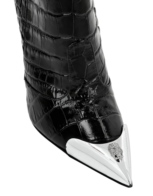 Kängor Mid Heels Höga Skull - Image 3