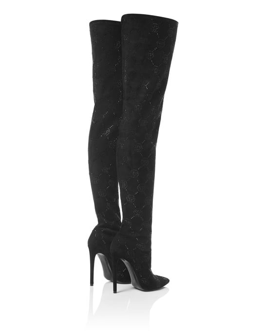 Boots Hi-Heels Overknees Monogram - Image 4