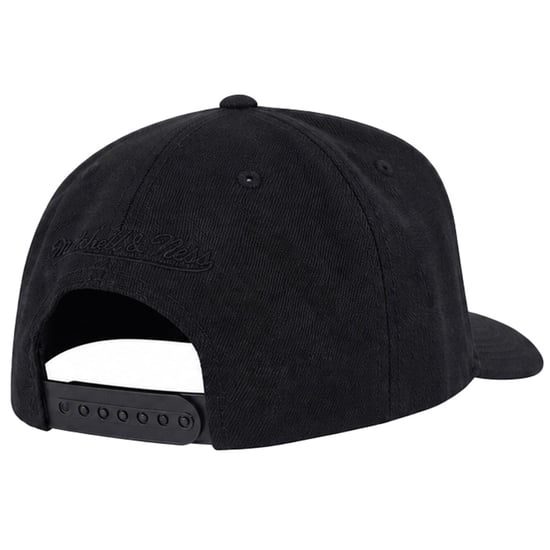 Mitchell & Ness NBA Philadelphia 76ers Outline Logo Black Cap - Image 2