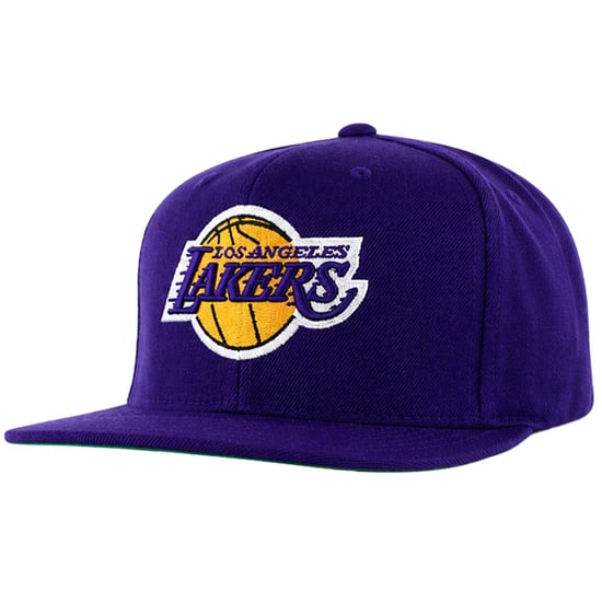 Mitchell & Ness NBA Los Angeles Lakers Wool Solid 2 Purple Cap - Image 1