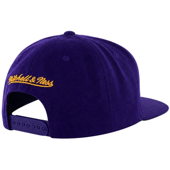 Mitchell & Ness NBA Los Angeles Lakers Wool Solid 2 Purple Cap - Image 2