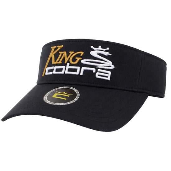 Cobra King Black Golf Visor - Image 1