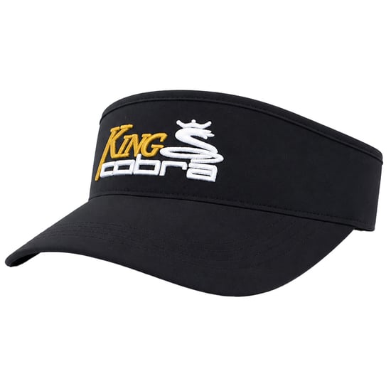 Cobra King High Crown Black Golf Visor - Image 1