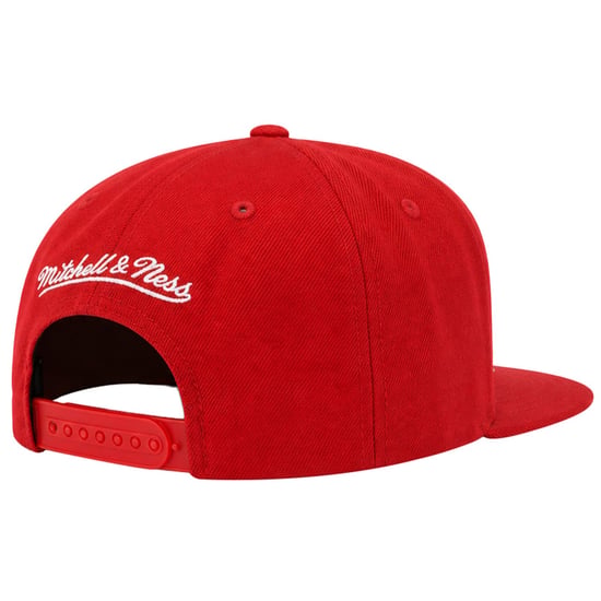 Mitchell & Ness NBA Houston Rockets Old English Faded Red Cap - Image 2