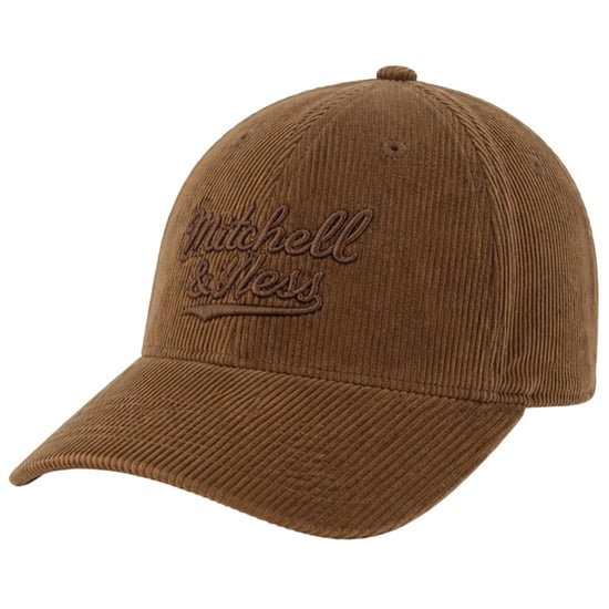 Mitchell & Ness Plain Logo Brown Cap - Image 1