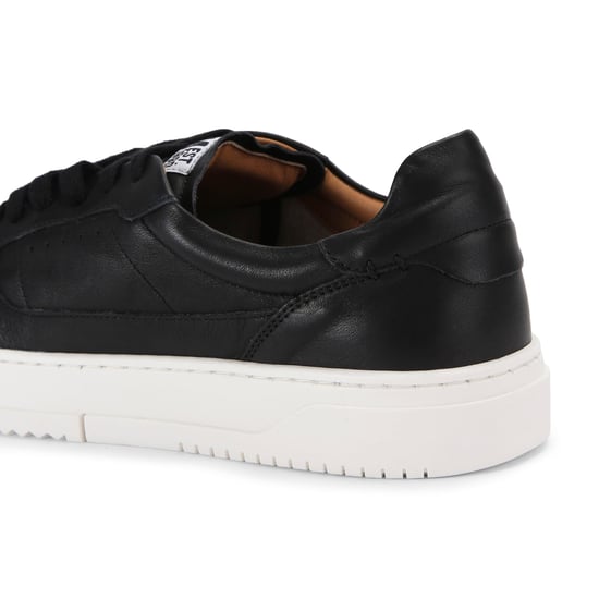 Leather Cliff Trainer Black Sneakers - Image 2