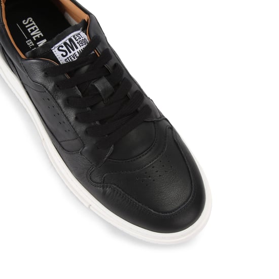 Leather Cliff Trainer Black Sneakers - Image 3
