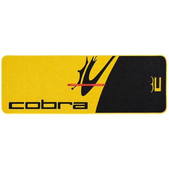 Cobra Crown C Yellow/Black Golf Towel - Image 1