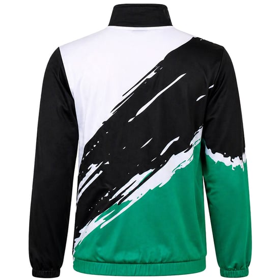 Mitchell & Ness NBA Boston Celtics Paintbrush Tricot Kids Black/Red Track Jacket - Image 2
