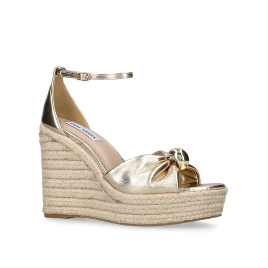 Leather Taliya Gold Sandals - Image 4