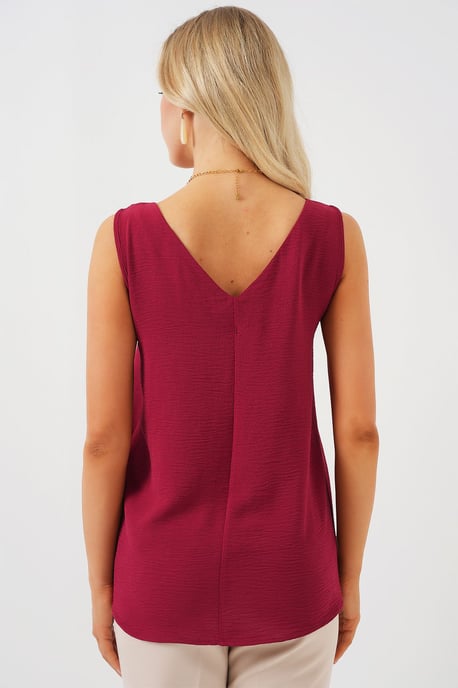 V-hals Pull-On Blouse - Image 6