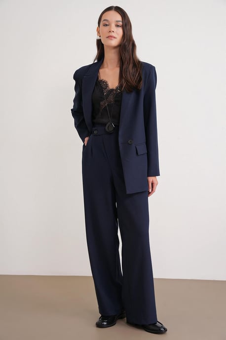 High Waist Straight Leg Pants - Image 4