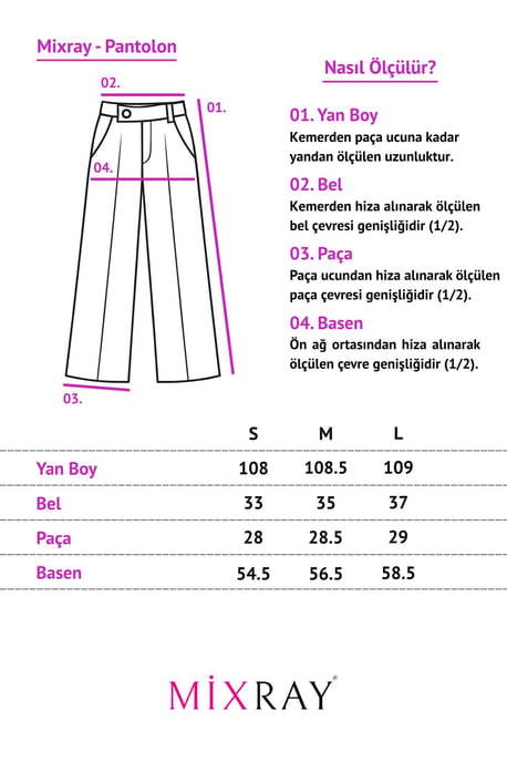 High Waist Straight Leg Pants - Image 6