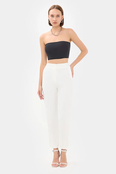 High Waist Carrot fit Trousers - Image 2