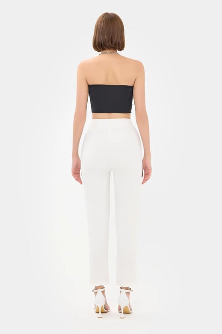 High Waist Carrot fit Trousers - Image 5
