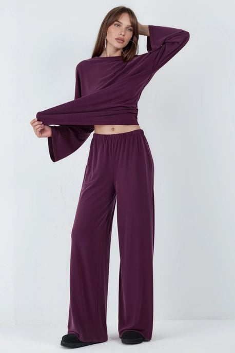 Pull On Straight Leg Pants - Image 1