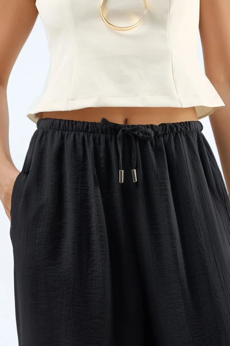 Wijde Pijpen Drawstring Taille Broek met Zakken - Image 6
