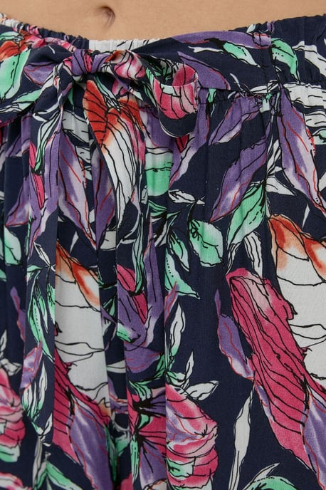 Geprinte Wijde Pantalon met Touwtjes - Image 4