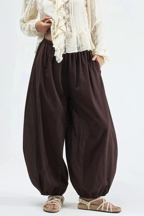 Elastische Taille Ballon Broek - Image 1