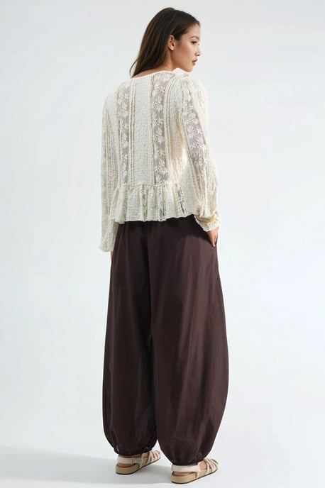 Elastische Taille Ballon Broek - Image 3