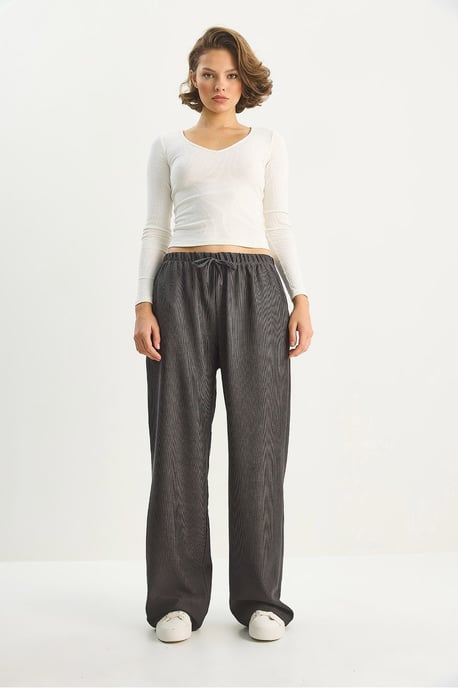 Hoge Taille Wijde Pantalon - Image 2