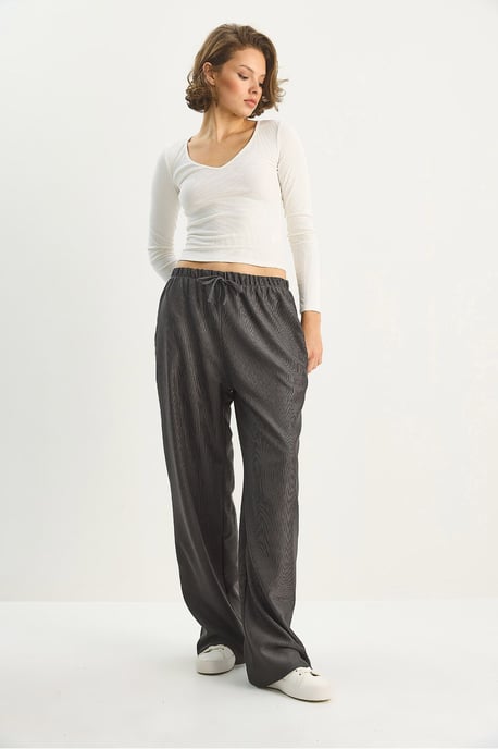 Hoge Taille Wijde Pantalon - Image 4