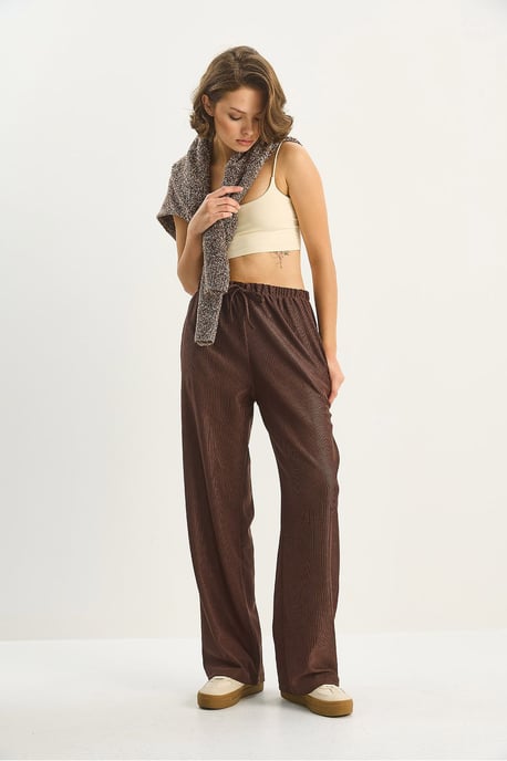 Hoge Taille Wijde Pantalon - Image 3