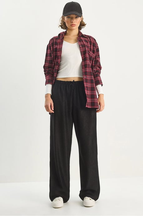 Hoge Taille Wijde Pantalon - Image 1