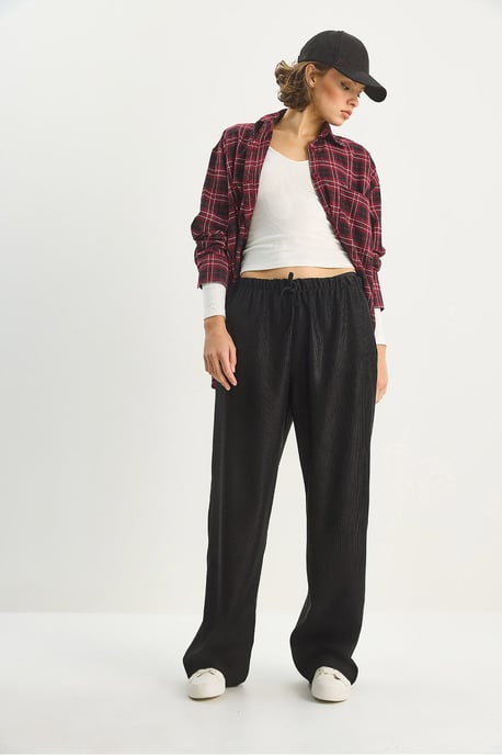 Hoge Taille Wijde Pantalon - Image 3