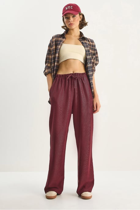 Hoge Taille Wijde Pantalon - Image 1
