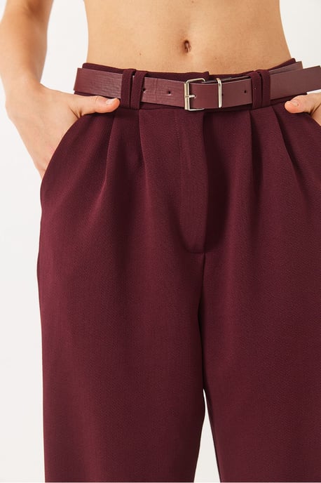 Gesp Breit Leg Tricot Broek - Image 6